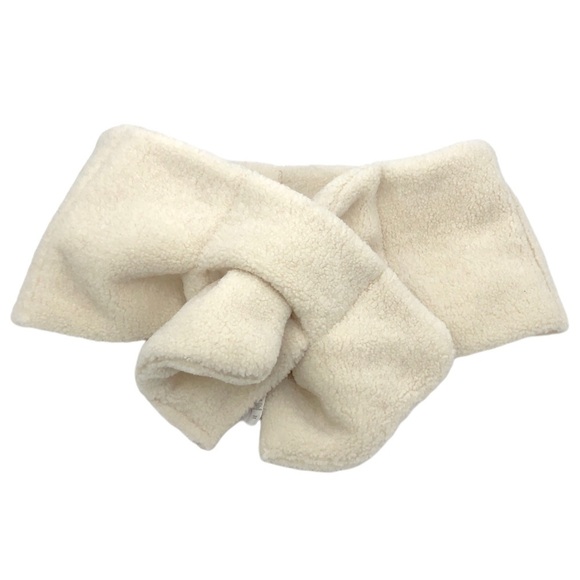 Nordstrom Cream Faux Fur Women's Convertible Quiltee Long Wrap Scarf - Picture 1 of 5